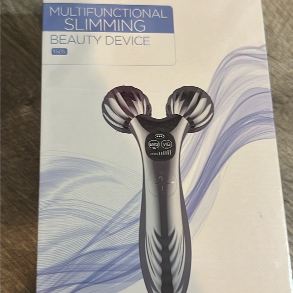 Multifunctional Slimming Beauty Device - Silver/Black